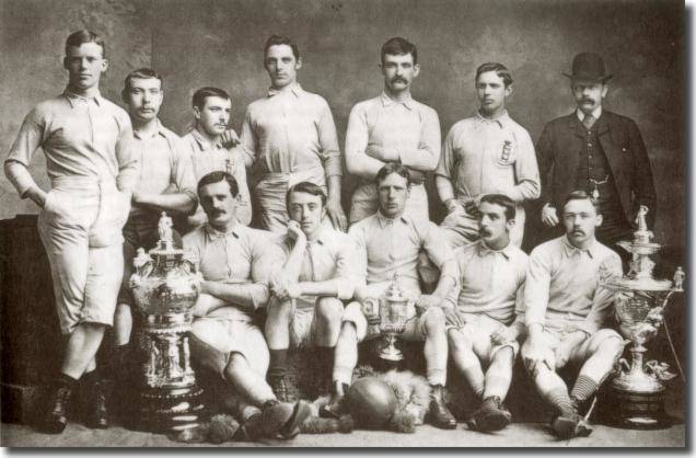 1883-84シーズンにFAカップを獲得したブラックバ...
