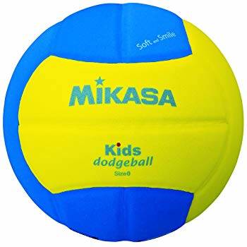 Amazon | ミカサキッズドッジボール0号イエローブルー 約150g SD00-YBL | MIKASA(ミカサ) | ボール (53340)