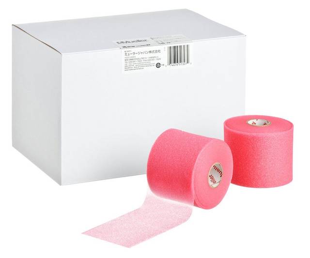 Amazon | Mueller(ミューラー) Mラップ カラー ビッグピンク Mwrap Colored Big Pink 70mm [12個入り] アンダーラップ スモールパック 23714 ピンク 70mm | ミューラー(Mueller) | スポーツ＆アウトドア (80930)