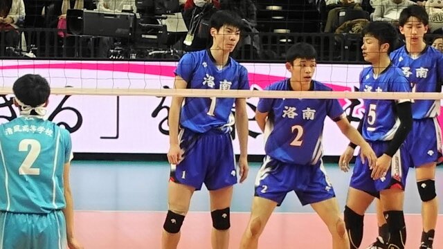 洛南高校 vs 清風高校 2セット目 春高バレー2019男子決勝  字幕推奨 - YouTube (167161)