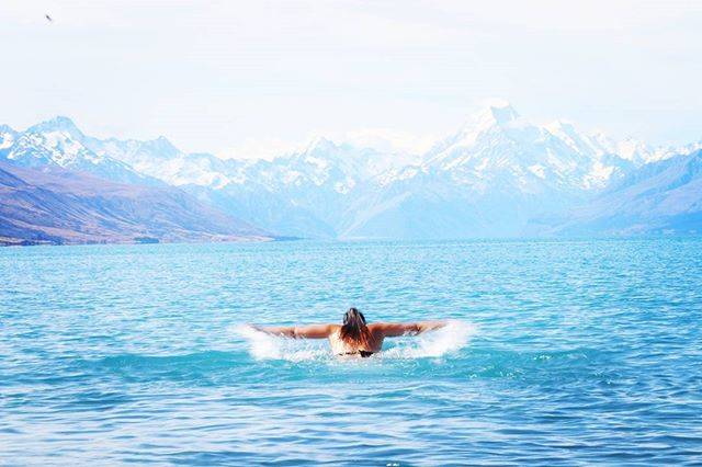 LaurélineさんはInstagramを利用しています:「🇳🇿 From now on, I've decided to swim in each lake/waterfall/sea/ocean I see 🏊 #NewZealand #SouthIsland #LakePukaki #Lake #Pukaki #BlueWater…」 (26978)