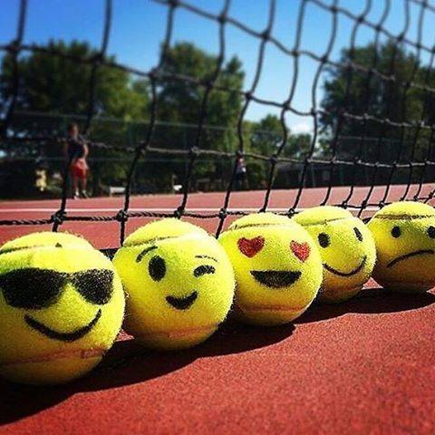 Bronwyn Wyatt on Instagram: “cute az bro! #tennisballs #emojis #havefun #enjoytennis” (37844)