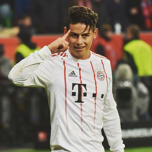サッカーキング on Instagram: “. #BundesligaIsBack 🇩🇪🙌🏼 （2018.01.18） . Bayer 04 Leverkusen 1-3 FC Bayern Muenchen James Rodriguez of Muenchen celebrates after scoring his…” (38697)