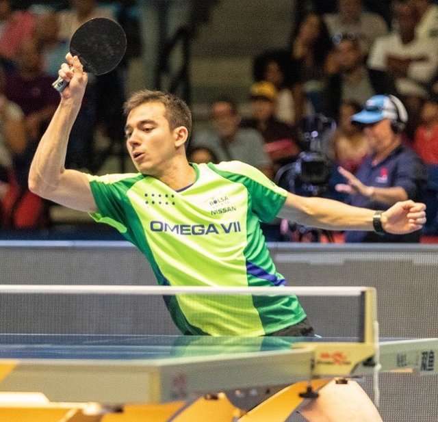 Hugo Calderano - Table Tennis on Instagram: “Venci o Brian Afanador🇵🇷 ontem e jogo a semifinal da Copa Pan-Americana hoje contra o Marcelo Aguirre🇵🇾 a partir das 15:30 (hora de…” (111231)