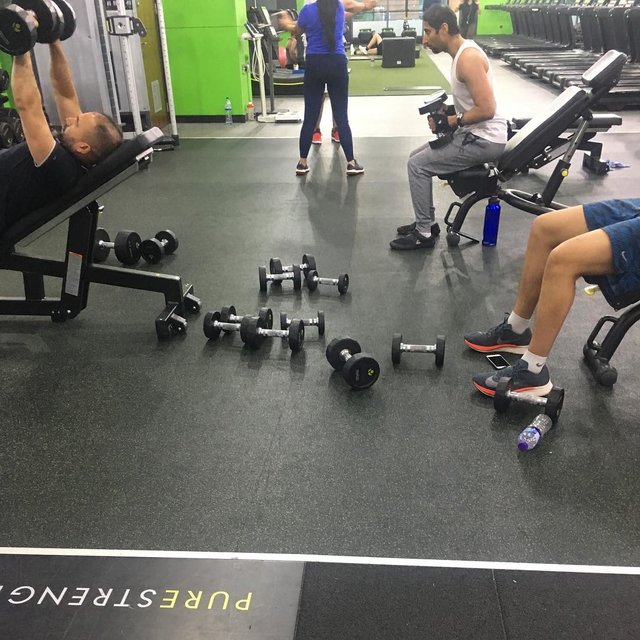 Rachel Everett on Instagram: “That moment when there are more unused dumbbells on the floor then on the rack... don’t be a dick and re-rack weights when you are done ✅…” (122938)