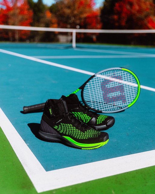 Wilson Tennis’s Instagram photo: “Do you match your shoes to your racket?” (129075)