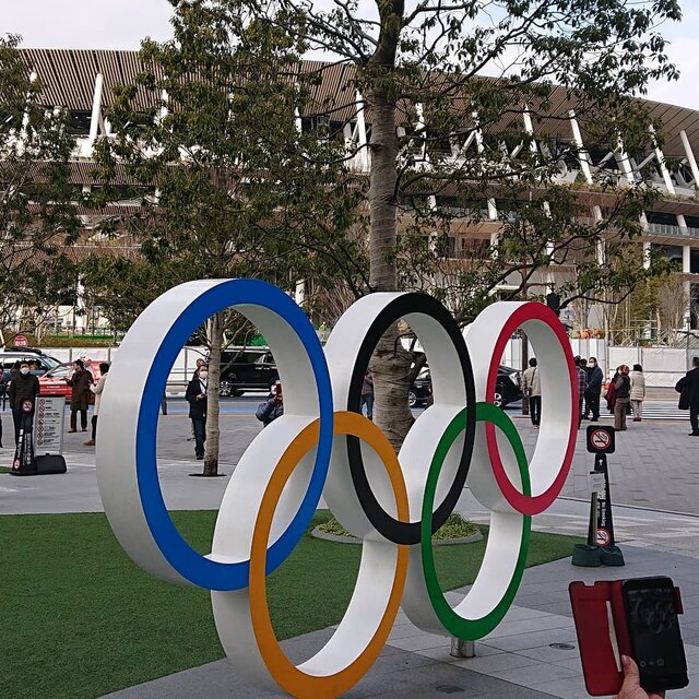 Hiroyuki Kobayashi’s Instagram post: “新型コロナウィルス、早く終息してくれないとオリンピック気分に、いまいちなれないよ(/_;)/~~#国立競技場 #東京オリンピック #新型コロナウィルス #オリンピックマーク” (132706)